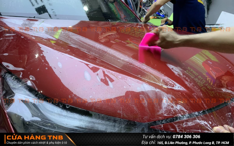 Nên dán PPF ô tô nguyên xe hay dán từng bộ phận? 3 Dán phim bảo vệ sơn (PPF) cho chiếc xe Honda