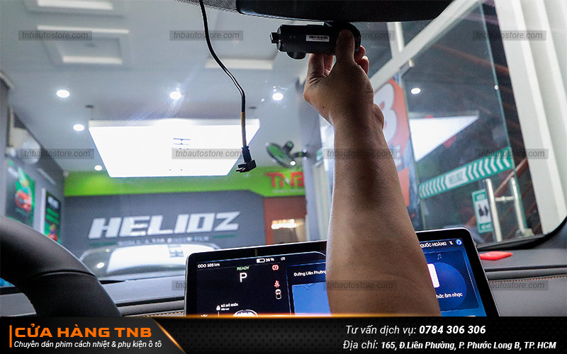 Camera hành trình ô tô cũng là phụ kiện cần thiết để độ Vinfast VF3