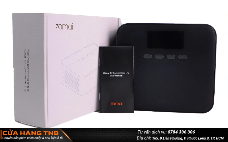 Vinfast VF3 không có lốp dự phòng nên trang bị máy bơm lốp mini 