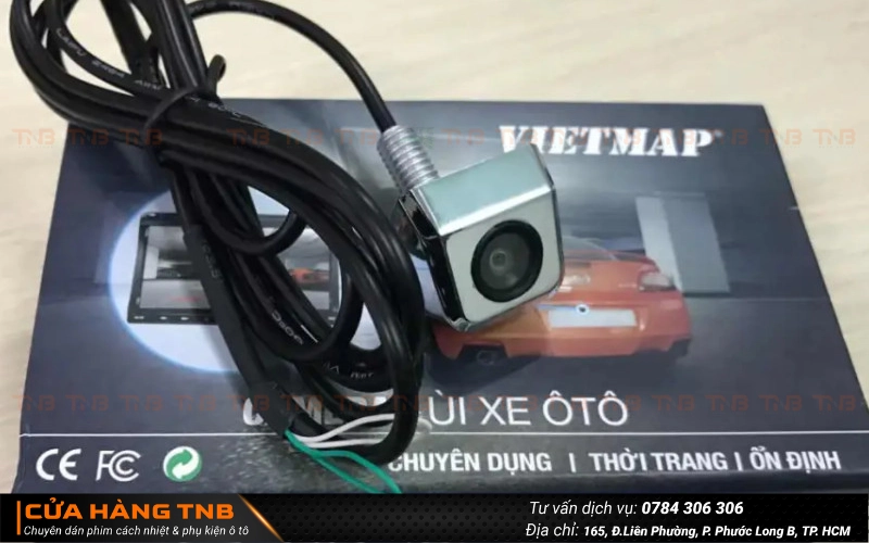 Camera lùi Vinfast VF3 giúp người điều khiển có tầm nhìn rõ ràng hơn khi lùi xe