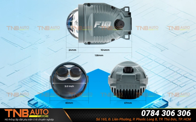 Thiết kế gọn gàng, lắp đặt dễ dàng