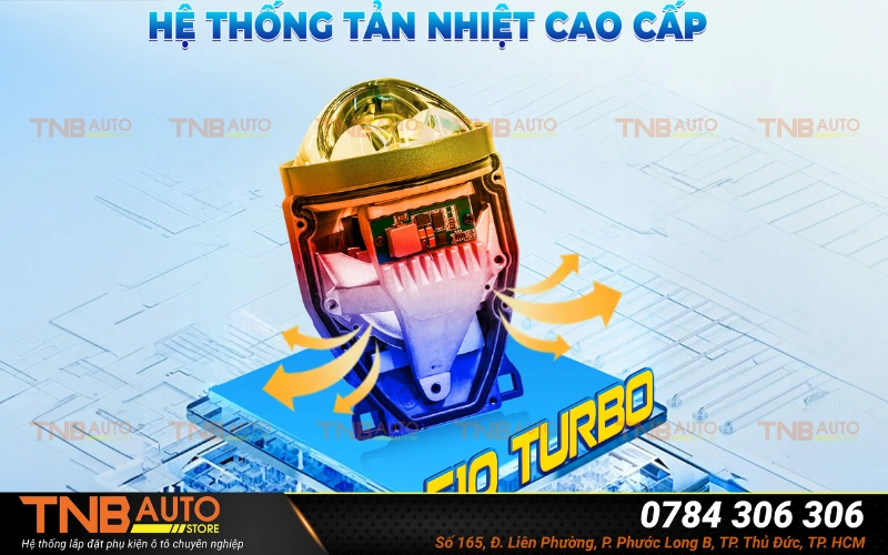 Tản nhiệt thông minh, chống hấp hơi hiệu quả