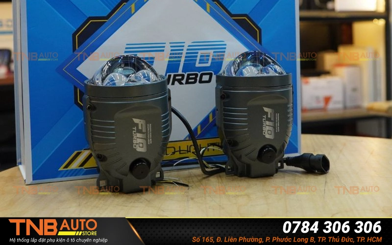 Hệ thống lắp đặt phụ kiện ô tô TNB Auto Store là địa chỉ đáng tin cậy được nhiều chủ xe lựa chọn khi muốn nâng cấp bi gầm LED X-Light F10 Turbo tại TP. HCM