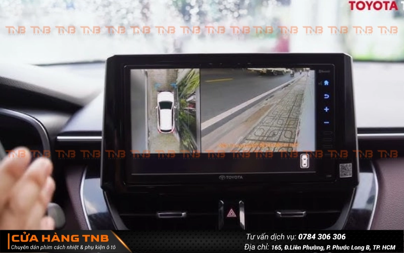 Camera 360 độ cho toyota Cross phiên bản 1.8G