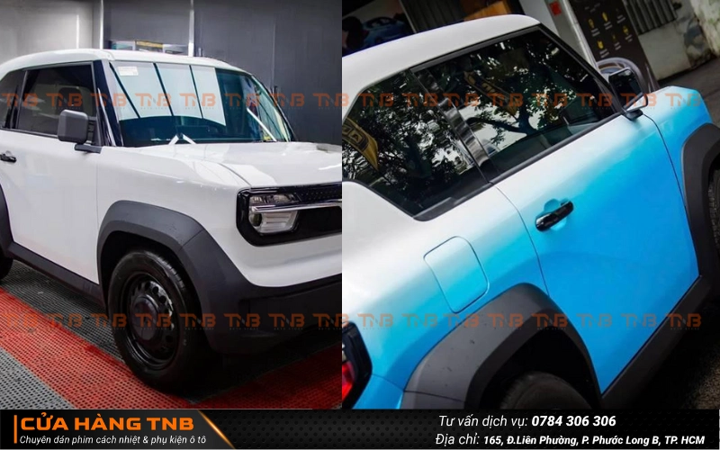 Dán decal đổi màu xe VinFast VF3