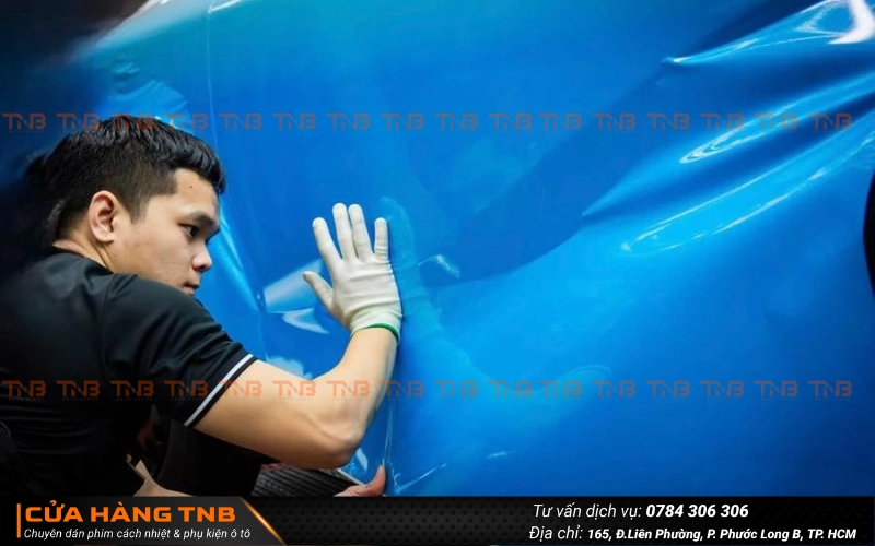 Quy trình dán đổi màu xe VinFast VF3