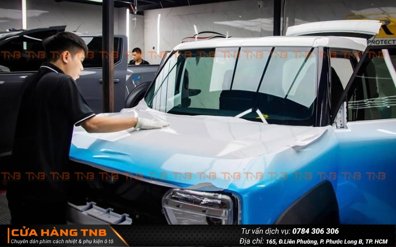 Địa chỉ dán đổi màu xe VinFast VF3 uy tín, chất lượng tại TP. HCM