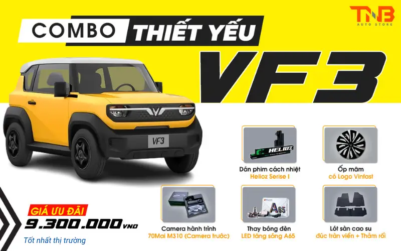 Các phụ kiện thiết yếu cần lắp cho VF3