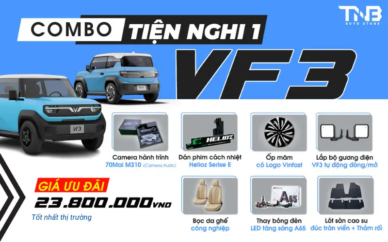 Các phụ kiện thiết yếu và nâng tầm tiện nghi phổ thông