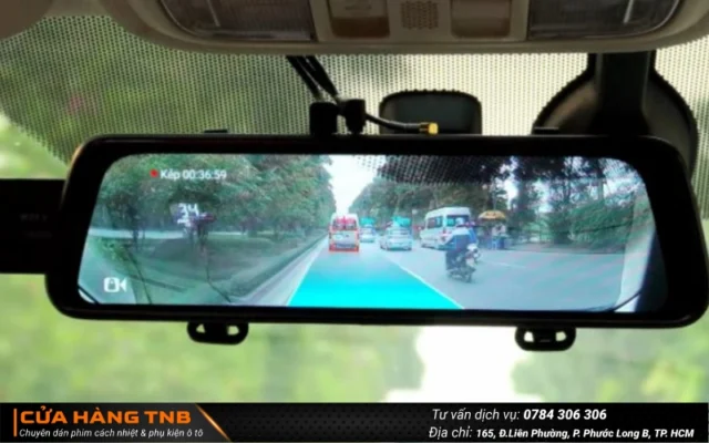 Ưu điểm của camera hành trình gương ô tô