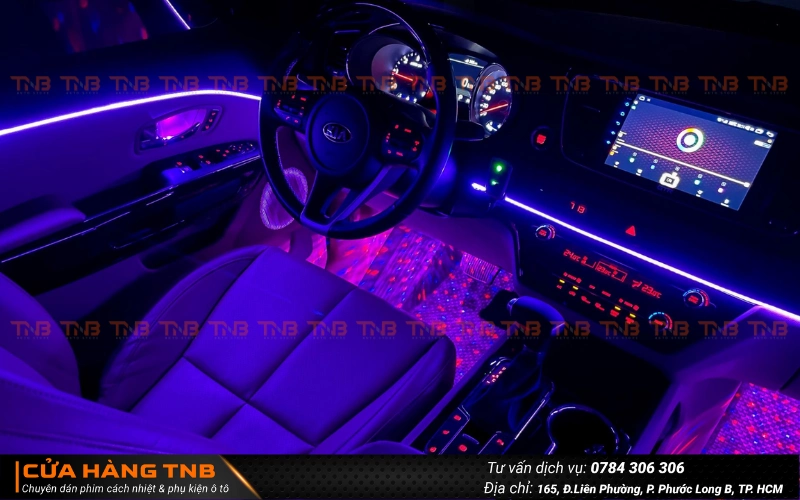 Các vị trí lắp LED nội thất cho xe Mitsubishi Xpander