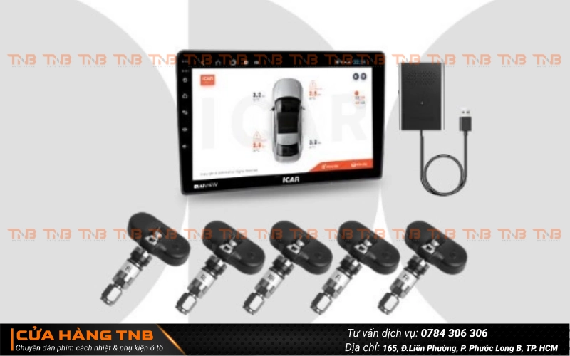 Trang bị phụ kiện cho VinFast Lux A – Nên chọn gì? 11 Cảm biến áp suất lốp VinFast Lux A