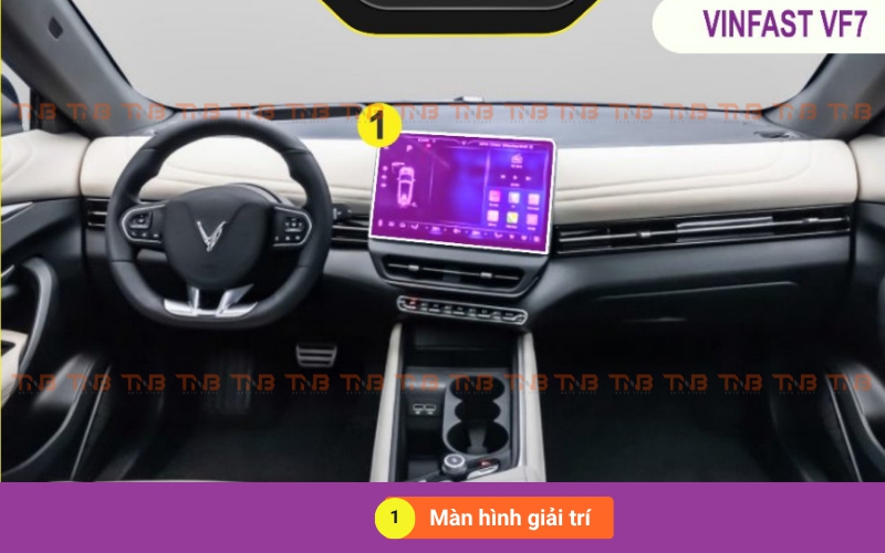 Vị trí cần dán PPF nội thất VF7