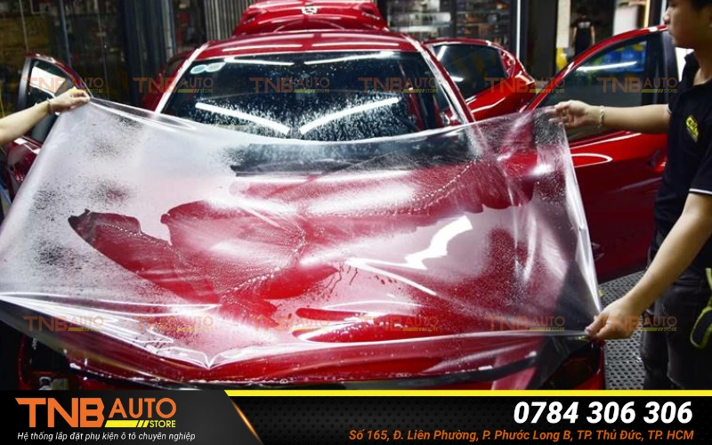 Dán PPF bảo vệ sơn và nội thất cho xe Mazda 2
