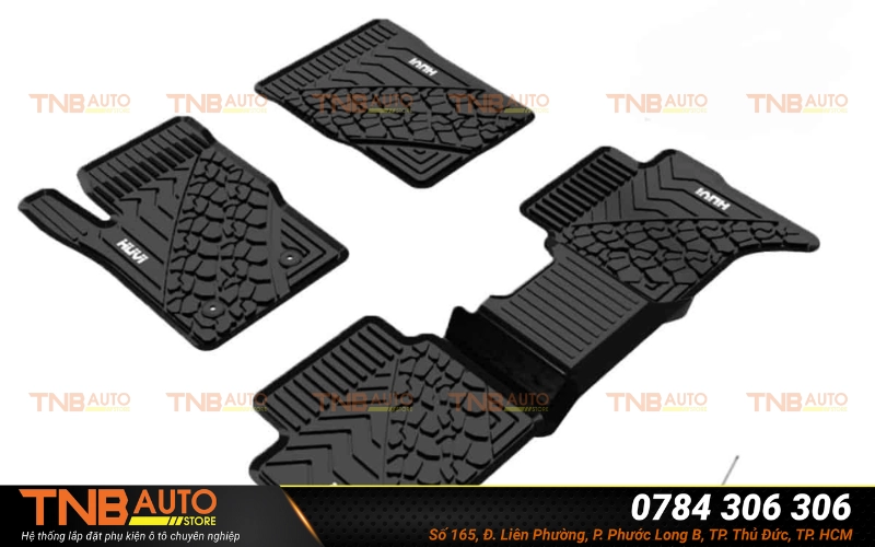 Thảm lót sàn bảo vệ nội thất cho xe Ford Ranger