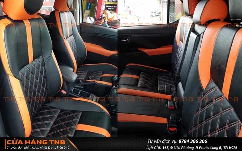 Bọc ghế da cao cấp cho xe Toyota Fortuner