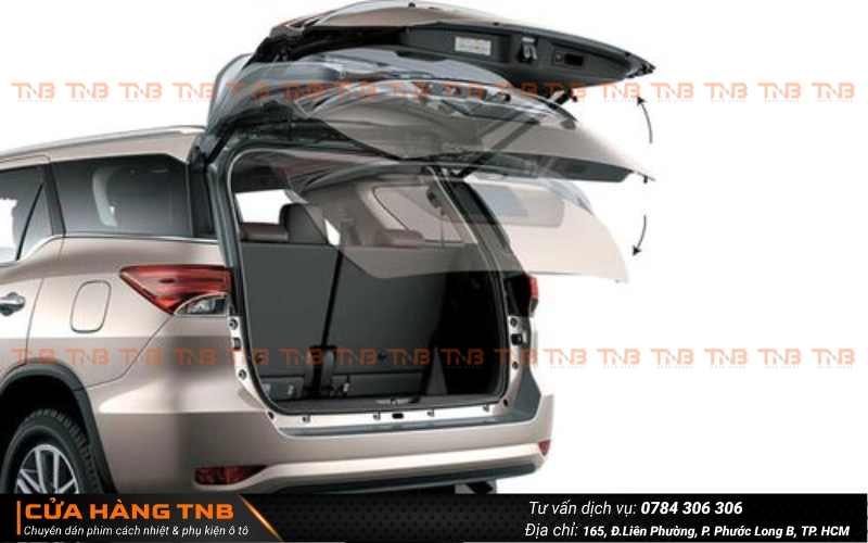 Độ cốp điện cho xe Toyota Fortuner