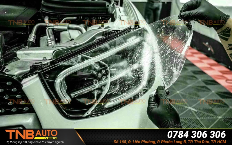 Dán PPF Mercedes GLC 200 cao cấp  Tặng gói PPF nội thất 3 Dán PPF đèn pha cho xe Mercedes GLC 200