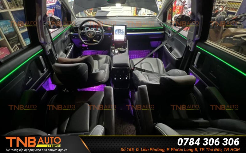 Độ led nội thất Hyundai Custin nên chọn loại nào? 8 Những vị trí nào trên xe nên lắp led nội thất Hyundai Custin