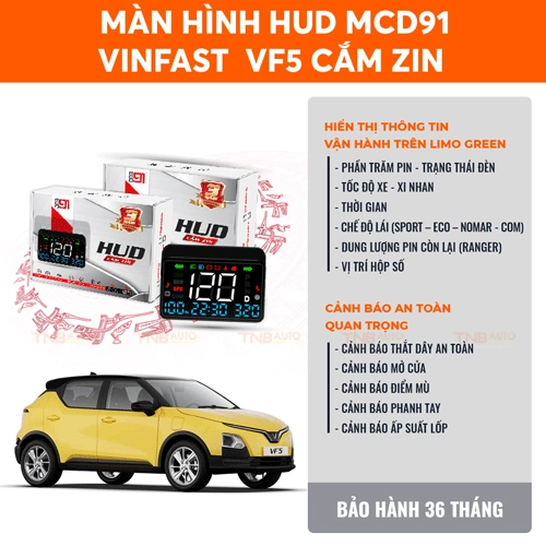 HUD kính lái xe điện VF5 2