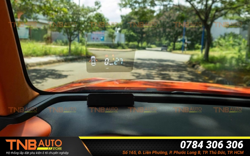 HUD kính lái xe điện VF5 quan sát rõ, lái xe an toàn 19 Tính năng nổi bật của màn hình HUD kính lái VinFast VF5 chính hãng tại TNB Auto Store