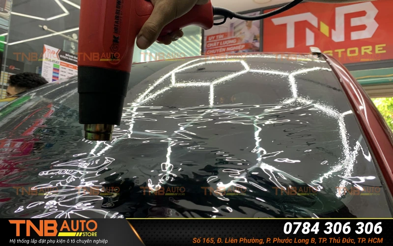 Quy trình dán phim cách nhiệt cho xe MG RX5