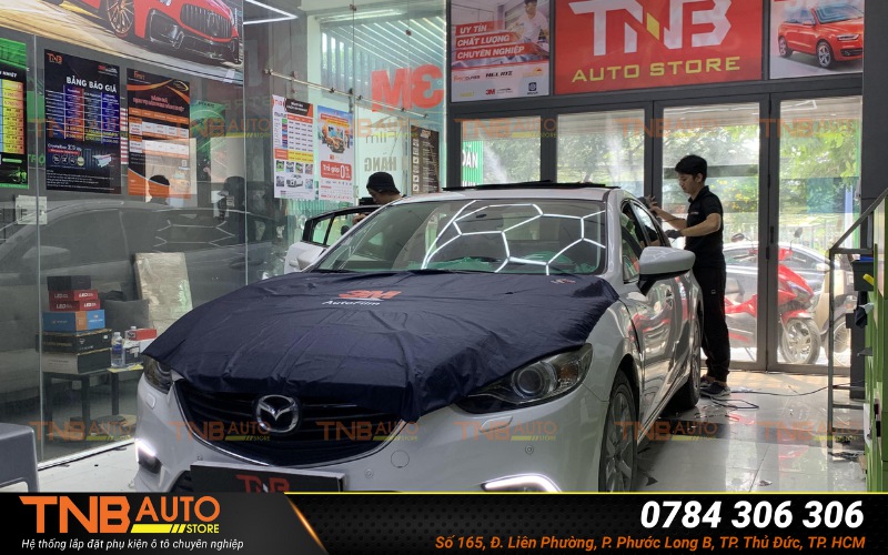 Dán phim cách nhiệt Mazda 6 | Bảo hành trọn đời, trả góp 0% 12 TNB Auto địa chỉ dán phim cách nhiệt Mazda 6 uy tín, chất lượng