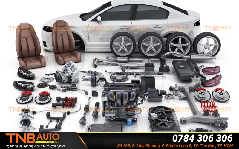 Phụ kiện ô tô Thủ Đức chính hãng, giá tốt TNB Auto 1 Phụ kiện ô tô hay còn gọi là đồ chơi xe hơi - là những trang bị được lắp thêm vào xe sau khi xuất xưởng