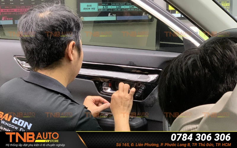 Phụ kiện ô tô Thủ Đức chính hãng, giá tốt TNB Auto 12 Dán PPF nội thất cho xe