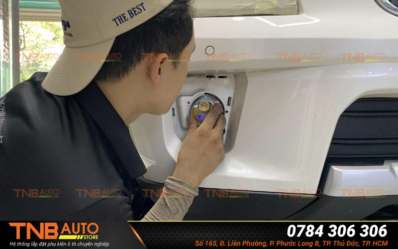 Phụ kiện ô tô Thủ Đức chính hãng, giá tốt TNB Auto 13 Độ đèn bi gầm cho xe tại TNB Auto Store