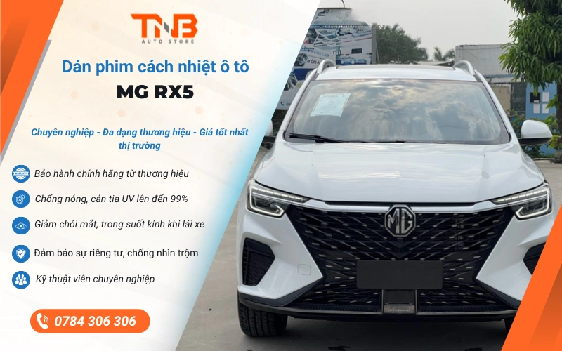 Dán phim cách nhiệt MG RX5: Báo giá, tư vấn chi tiết 16