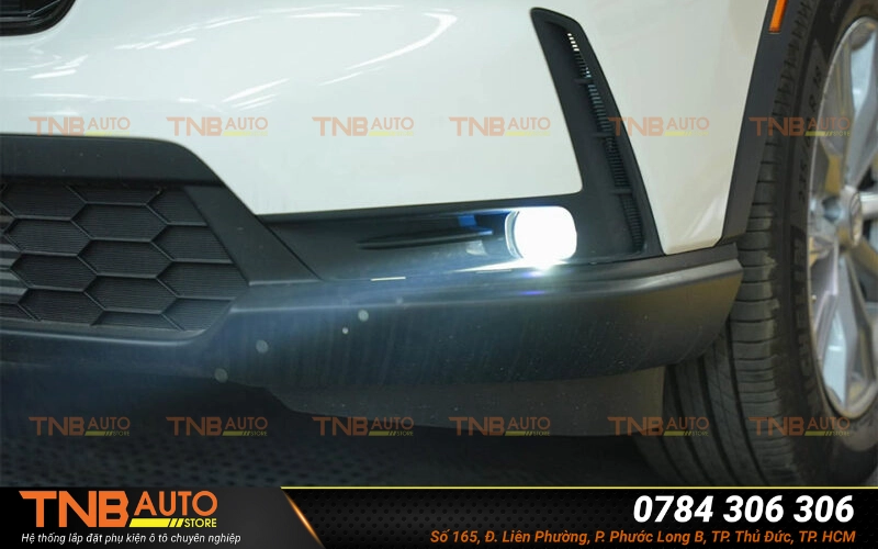 Độ bi gầm Honda CRV | Phá sương, đi mưa an toàn 7 Việc nâng cấp lên đèn bi gầm LED hoặc Laser mang lại ánh sáng mạnh không gây chói cho xe đối diện