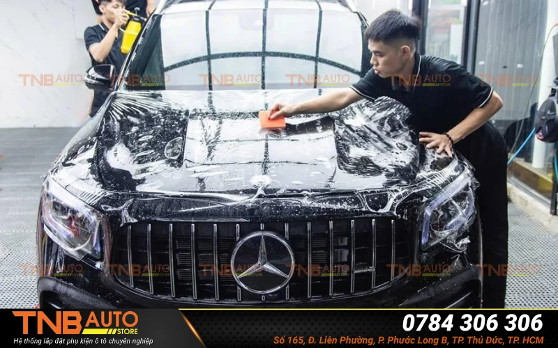 Dán PPF Mercedes GLB 35 giúp xe luôn giữ được diện mạo như mới, nâng tầm giá trị thẩm mỹ và độ bền của ngoại thất