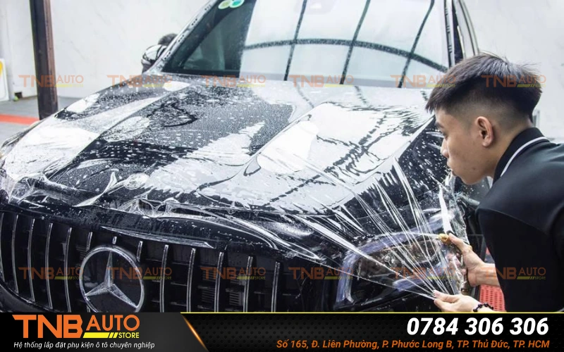 Gói dán PPF Mercedes GLB 35 chính hãng, chất lượng 2 Dán phim PPF nên được thực hiện ở những vị trí dễ bị tổn hại nhất trong quá trình sử dụng