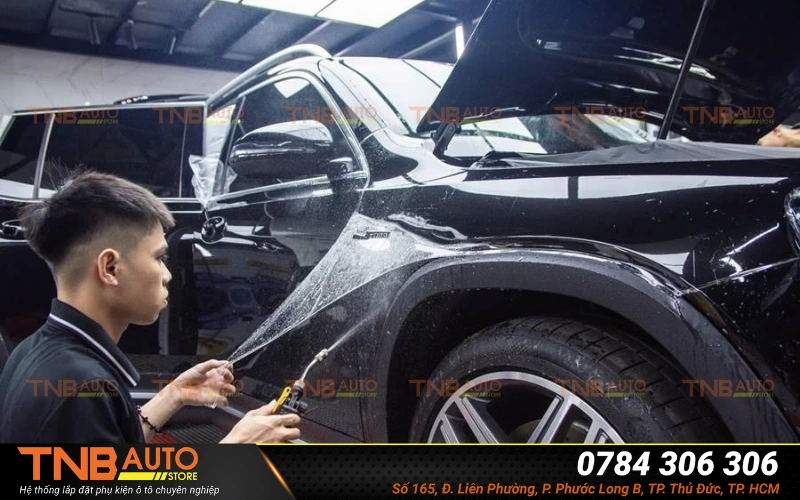 Gói dán PPF Mercedes GLB 35 chính hãng, chất lượng 3 Dán PPF Helioz cho Mercedes GLB 35