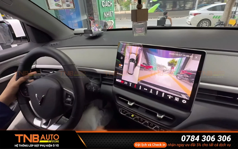 Camera 360 VF5 MCD91 lắp zin, hiển thị sắc nét 22 Độ phân giải HD+ mang lại hình ảnh rõ nét ngay cả trong điều kiện thiếu sáng