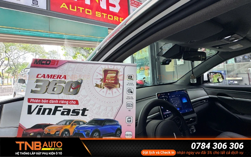 Camera 360 VF6 MCD91 cắm giắc theo xe, chuẩn hãng 19 TNB Auto - Địa chỉ lắp đặt camera 360 MCD91 uy tín tại khu vực TP.HCM