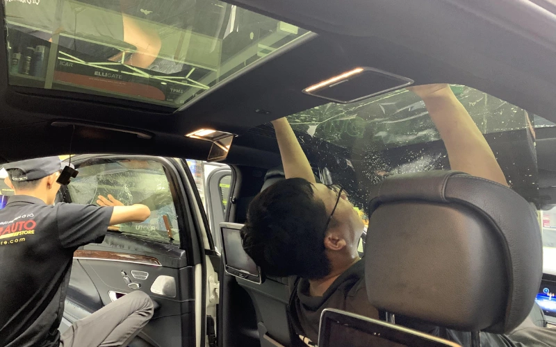 Tổng hợp các gói dán phim cách nhiệt Maybach S450 cao cấp 13