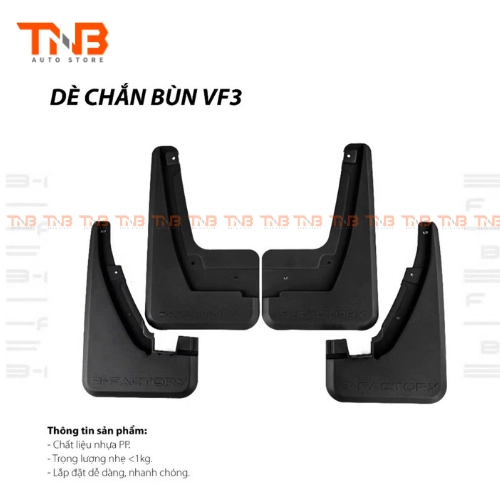 Chắn bùn VF3 B-Factory chính hãng 1