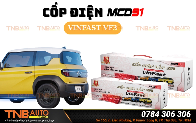 TNB Auto địa chỉ nâng cấp cốp điện VinFast VF3 uy tín tại TP.HCM