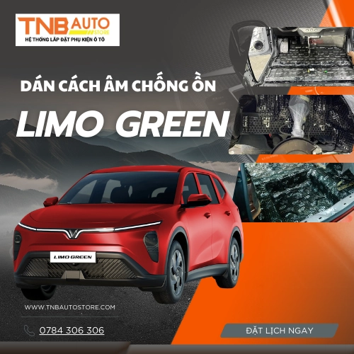 Dán cách âm, chống ồn Vinfast Limo Green chất lượng 1