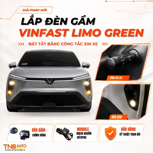 Độ bi gầm VinFast Limo Green 11