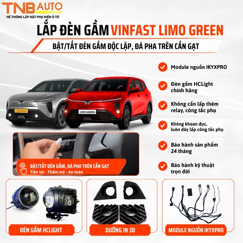Độ đèn gầm Limo Green 3