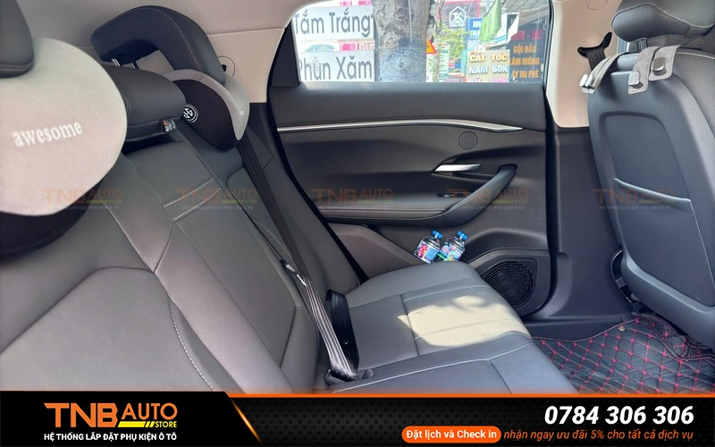 Độ ngã ghế xe Vinfast VF7 tạo sự thoải mái trên những chuyến đi dài