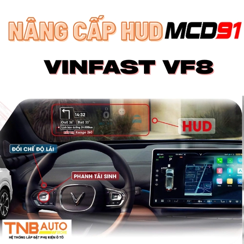 Nâng cấp HUD Vinfast VF8 MCD91 hiển thị đầy đủ thông tin 1