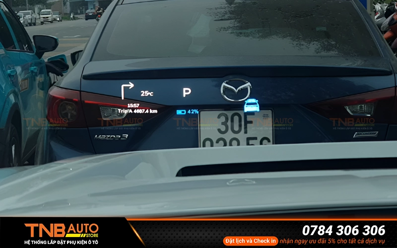 Nâng cấp HUD VF8 MCD91 bổ sung thêm tính năng hiển thị tín hiệu xi nhan