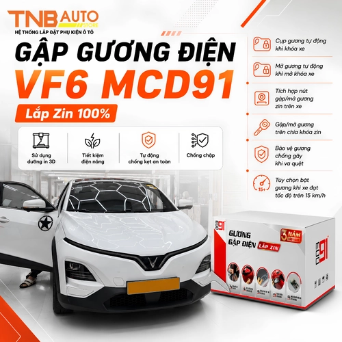 Nâng cấp gập gương điện cho VF6