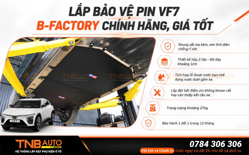Thông số kỹ thuật của bảo vệ pin VF7 B-factory