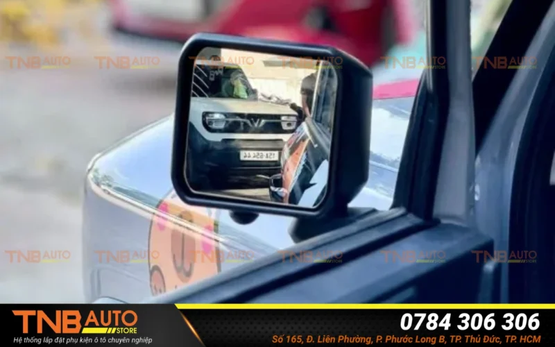Xoay ngang gương VF3, mở rộng góc nhìn - Tích hợp gập gương tự động 14 Quy trình lắp đặt xoay ngang gương tích hợp gập tự động cho xe VF3 tại TNB Auto Store