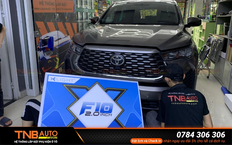 Độ bi gầm cho Toyota Innova Cross cực sáng, lắp chuẩn zin 12 Hệ thống TNB Auto địa chỉ độ bi gầm xe Toyota Innova Cross cực sáng, lắp chuẩn zin tại khu vực TP. Hồ Chí Minh